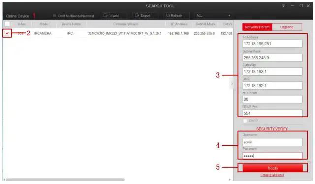 Longse BMMH32 Dual Smart IP Camera User Guide - The network configuration steps