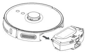 VIOMI Robot Vacuum S9 UV Automatic Dirt Disposalal - Compartment release