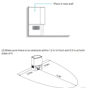 VIOMI Robot Vacuum S9 UV Automatic Dirt Disposalal - switch power supply on.