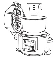 NINJA OP300UK Multi Cooker - pot