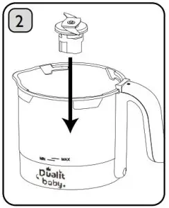 Dualit 11060 Baby Food Maker - Hub