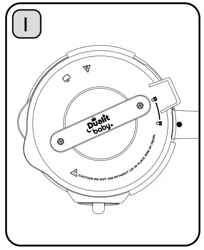 Dualit 11060 Baby Food Maker - THE LID