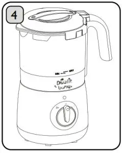 Dualit 11060 Baby Food Maker - sits level