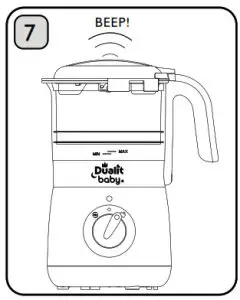 Dualit 11060 Baby Food Maker - steam cooking