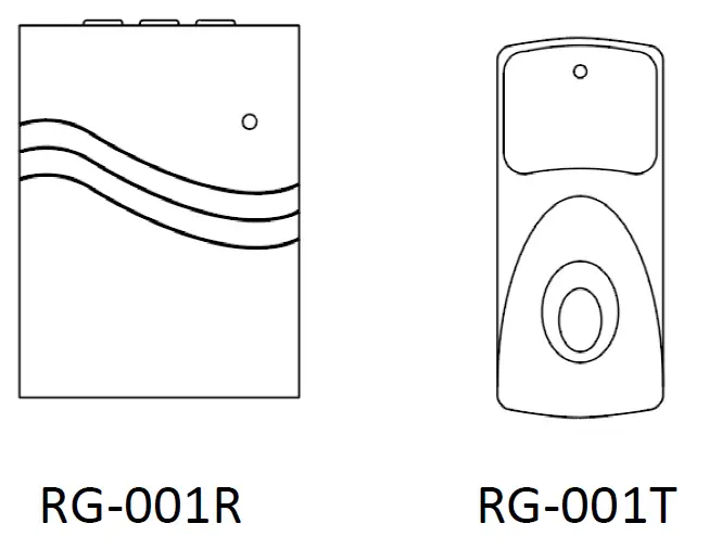 NARUIGER RG-001T Belt DC Doorbell User Manual FIG 1