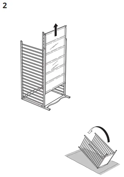 IKEA SMAGORA 60x120cm Cot- 2.1