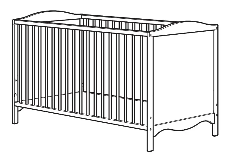 IKEA SMAGORA 60x120cm Cot
