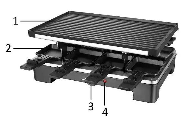 emerio RG-110282.6 Raclette Grill fig 1
