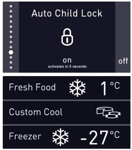 beko BBBF3019IMWESS Refrigerator - Child Lock