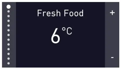 beko BBBF3019IMWESS Refrigerator - Fresh Food Compartment Setting Function