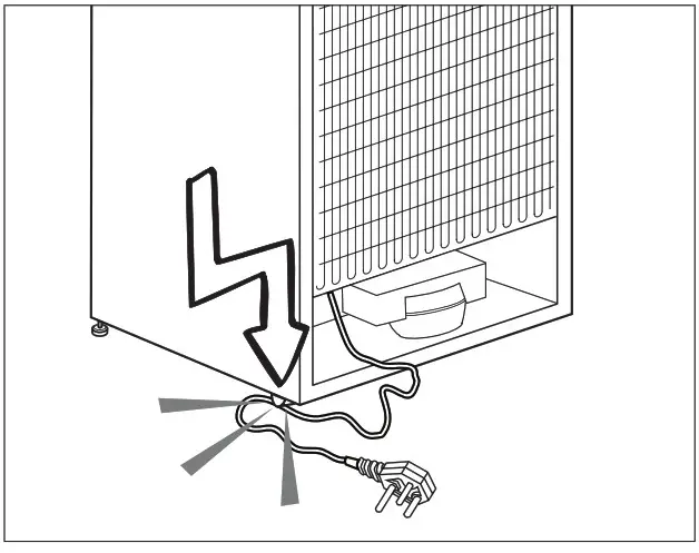 beko BBBF3019IMWESS Refrigerator - General Safety
