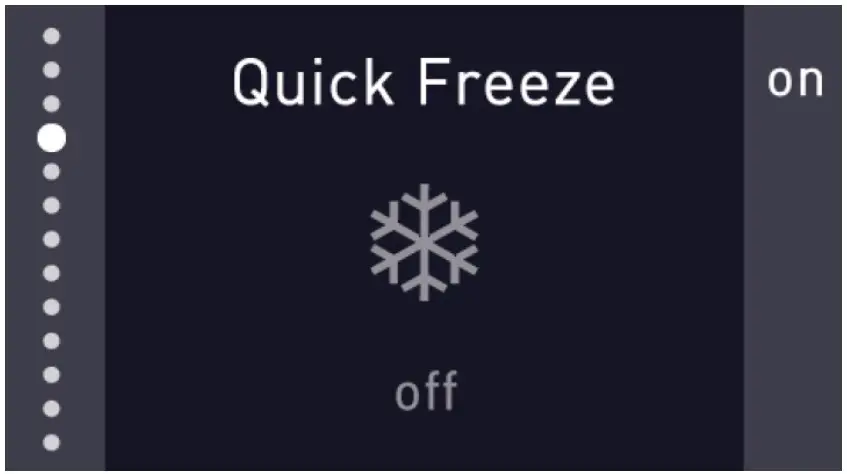 beko BBBF3019IMWESS Refrigerator - Quick Freeze Function