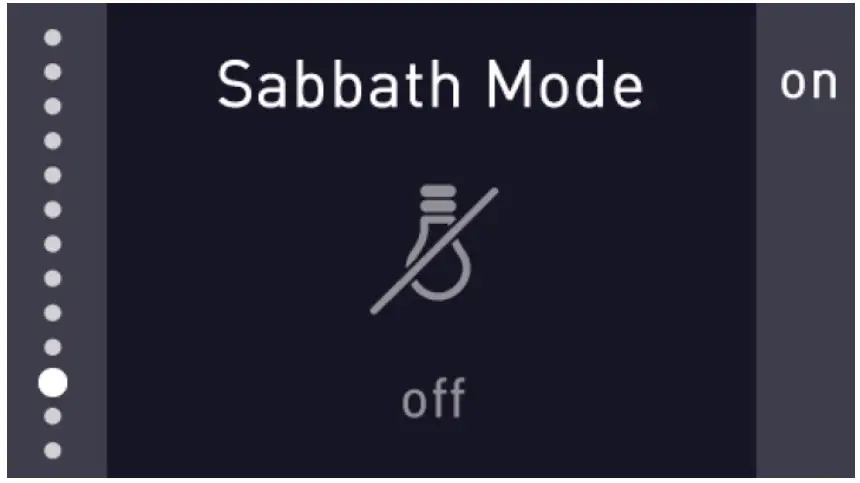 beko BBBF3019IMWESS Refrigerator - Sabbath Mode