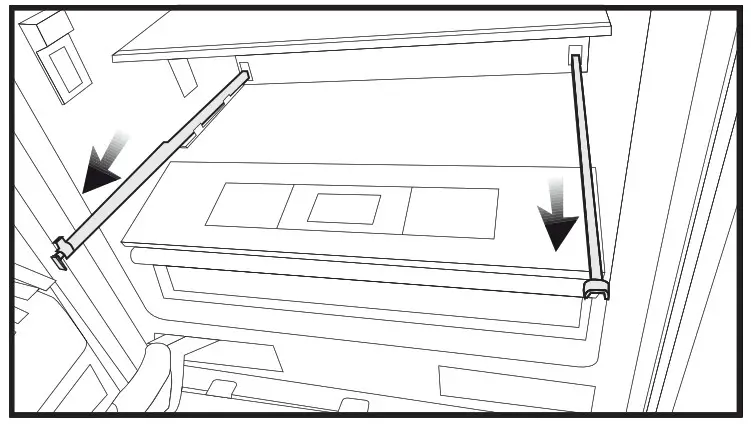 beko BBBF3019IMWESS Refrigerator - To install the crisper