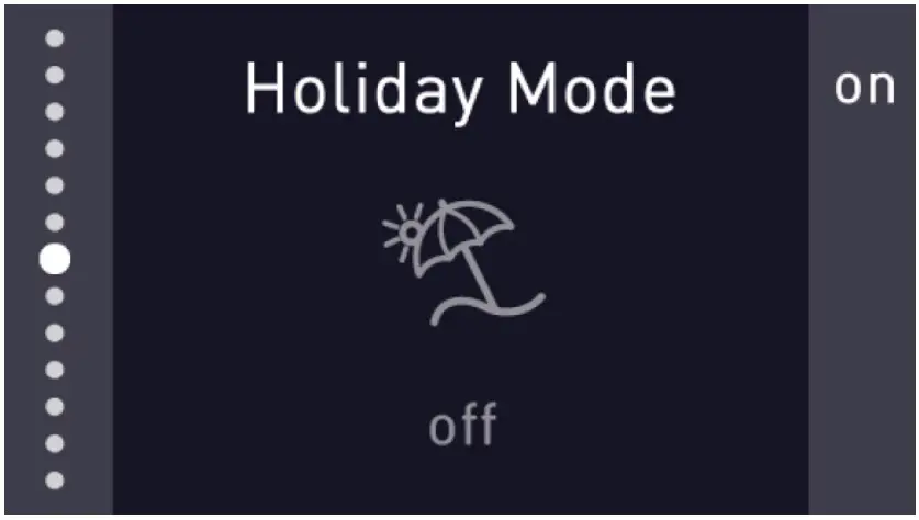 beko BBBF3019IMWESS Refrigerator - Vacation Function