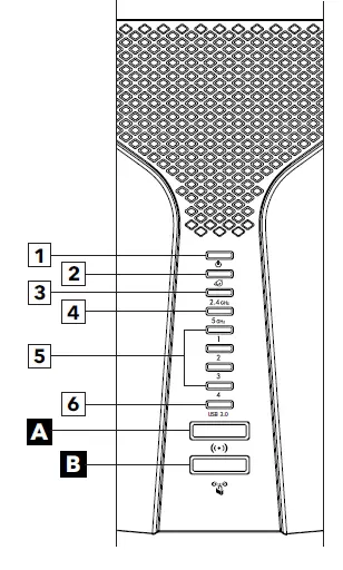 NETGEAR RAX45 6-Stream AX4300 Dual-Band WiFi 6 Router fig 3