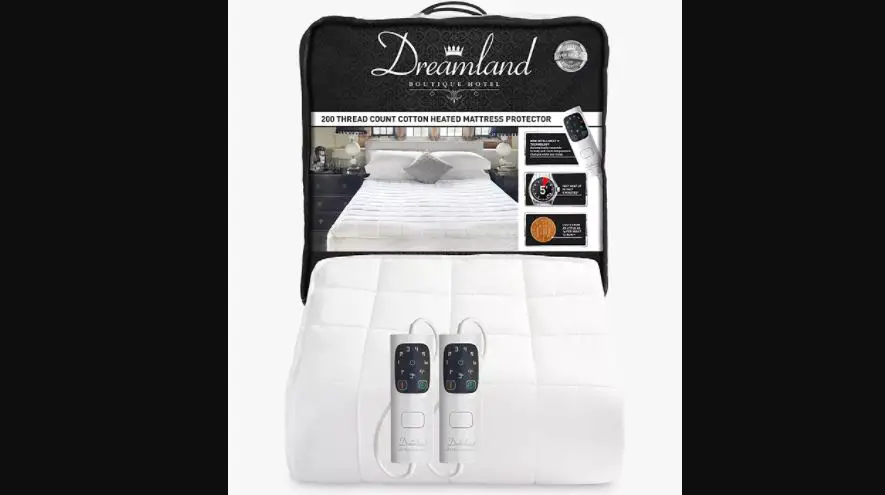 Dreamland Boutique Hotel 200 Thread Count Cotton Heated Mattress Protector Instruction Manual Dreamland Boutique Hotel 200 Thread Count Cotton Heated Mattress Protector Instruction Manual