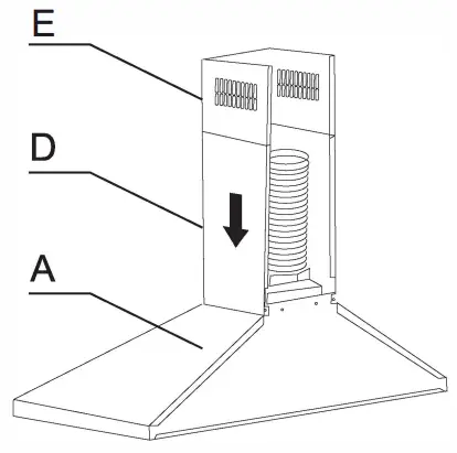 TELESCOPIC CHIMNEY ASSEMBLY