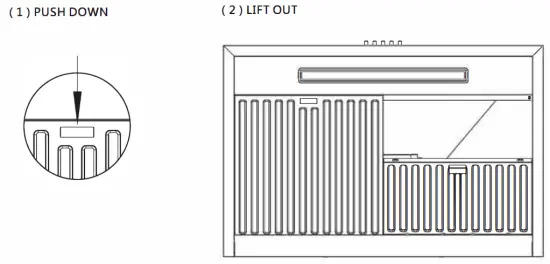BAFFLE GREASE FILTER