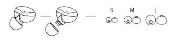 SMPLEBP True Wireless Earbuds - replace ear tip