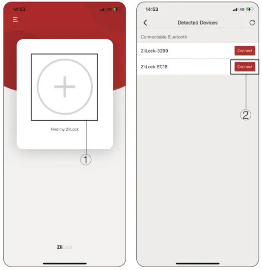 ZiiLock Smart Folding Bike Lock Fingerprint & Smartphone Unlock - Bind
