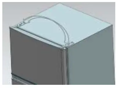 UNITED UND1748R Refrigerator Diporto White -fig10