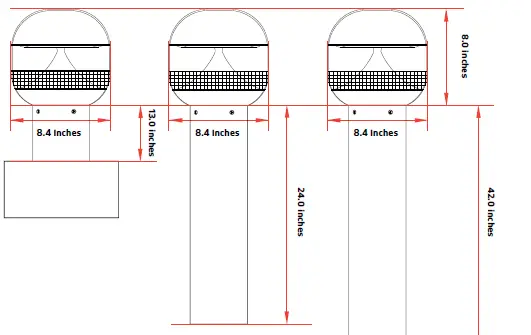 SOLTECH-Sundial-Solar-Bollard-Light-3W-fig-1