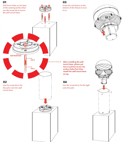 SOLTECH-Sundial-Solar-Bollard-Light-3W-fig-3
