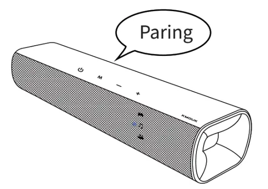 KMOUK KM HSB001 Bluetooth TV PC Smart Phones Compatible 2 0 Mini Soundbar - PRAING6