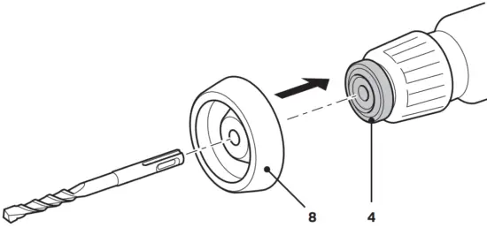 VONROC ROTARY HAMMER RH504AC D