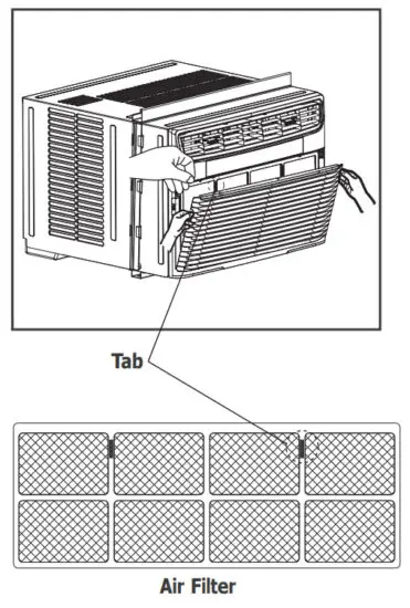FRIGIDAIRE FHWE182WA2 Room Air Conditioner - Care and Cleaning