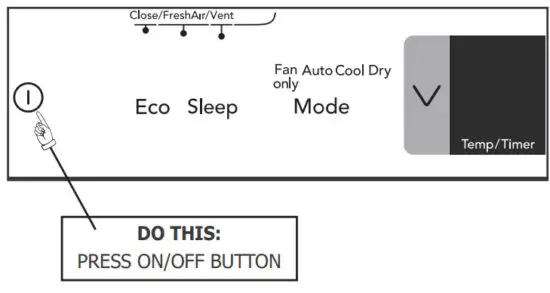 FRIGIDAIRE FHWE182WA2 Room Air Conditioner - fig 1