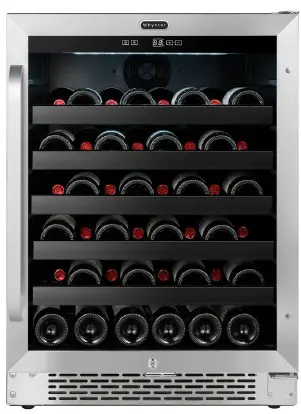 Whynter 24 inch Built-In 46 Bottle Undercounter Stainless Steel Wine intruction