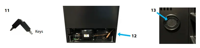 Whynter 24 inch Built-In 46 Bottle Undercounter Stainless Steel Winen BWR-408SB2