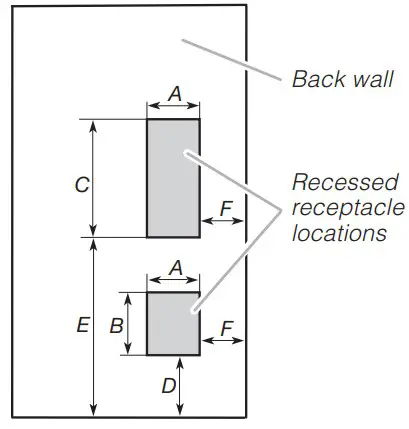 KitchenAId Under Counter Beverage Back wall