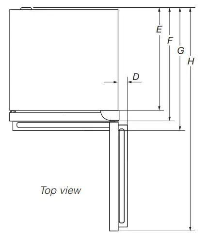 KitchenAId Under Counter Beverage Top view