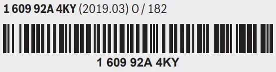 BOSCH GSR 12V 35 Professional Cordless Drill 12 V Liion - br code
