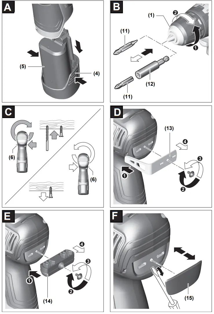 BOSCH GSR 12V 35 Professional Cordless Drill 12 V Liion - fig 2