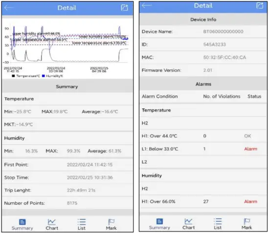 TZONE TZ BT06 Bluetooth Low Energy Temperature &amp Humidity Data Logger - fig 17