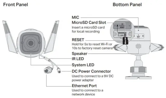 tp link Tapo C310 Outdoor Security WiFi Camera - Appearance