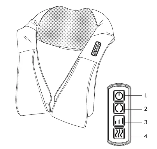 COSTWAY-JS10016US-3D-Rotating-Shiatsu-Neck-Massager-fig2