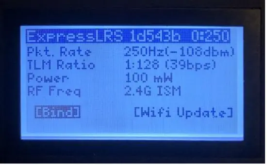 3 Receiver binding ELRS 2.4G RX B