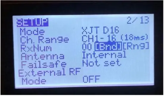 3 Receiver binding XM+ receiver 1