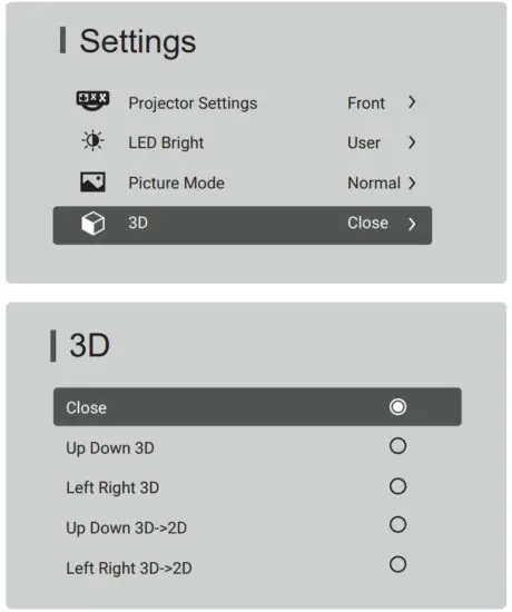 ReXING PRD615 Smart Home Projector 750 - figure 13