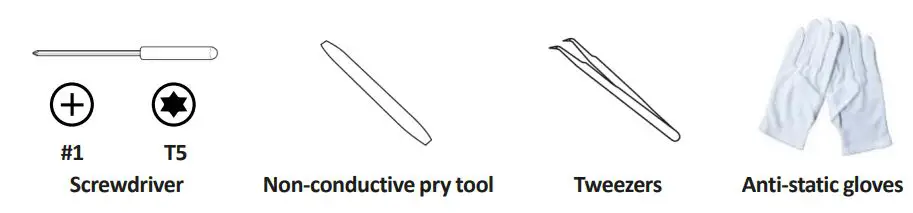 ASUS UX581LV Customer Self Repair User Guide - Installation tools