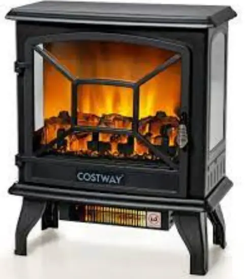 COSTWAY FP10058US Freestanding Electric Fireplace
