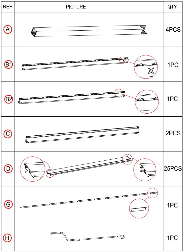 DANCOVER Pergola Gazebo Mirador 3x4m Installation Guide - Picture
