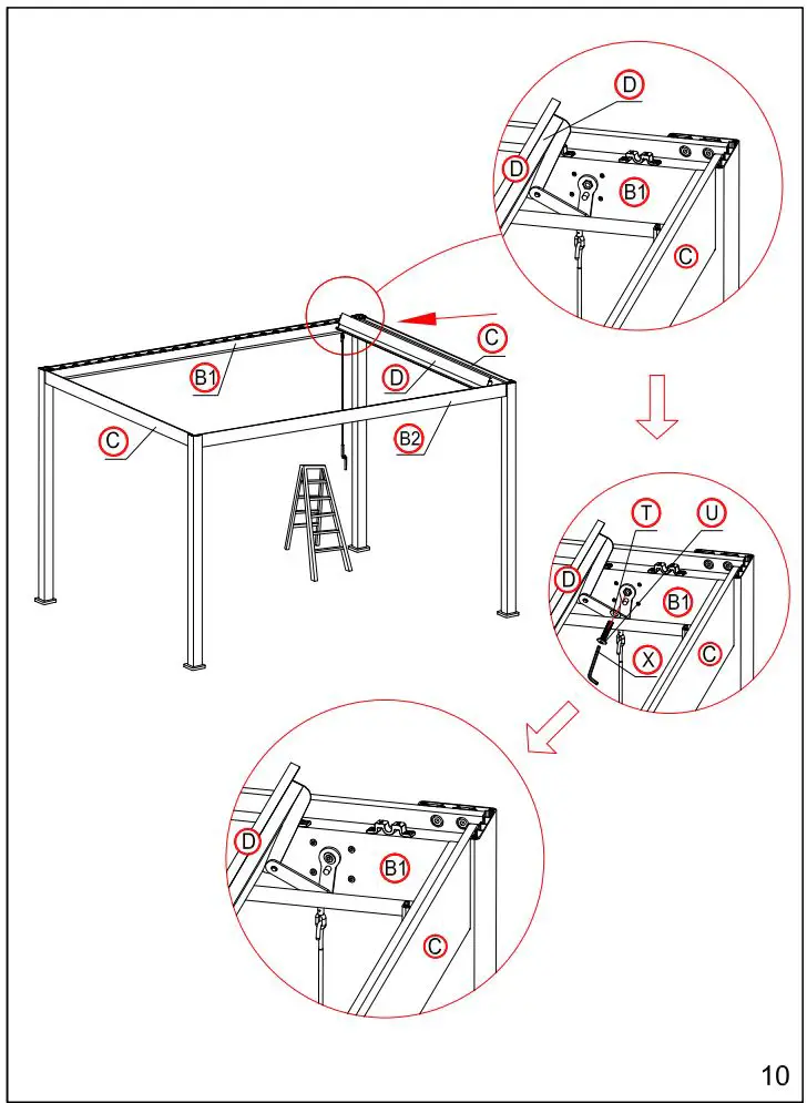 DANCOVER Pergola Gazebo Mirador 3x4m Installation Guide - What you need