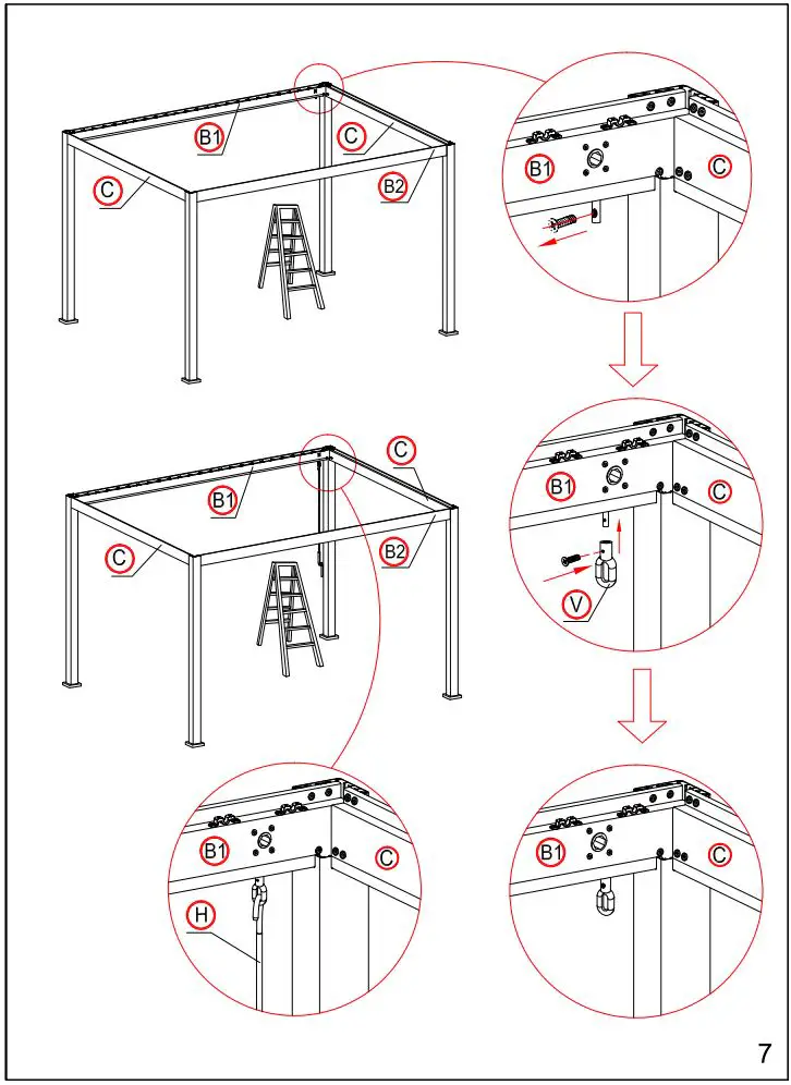 DANCOVER Pergola Gazebo Mirador 3x4m Installation Guide - What you need