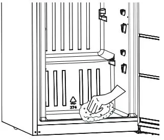 KONCAR HC1A60348BFN Freestanding Refrigerator User Manual - Defrosting the freezer compartment